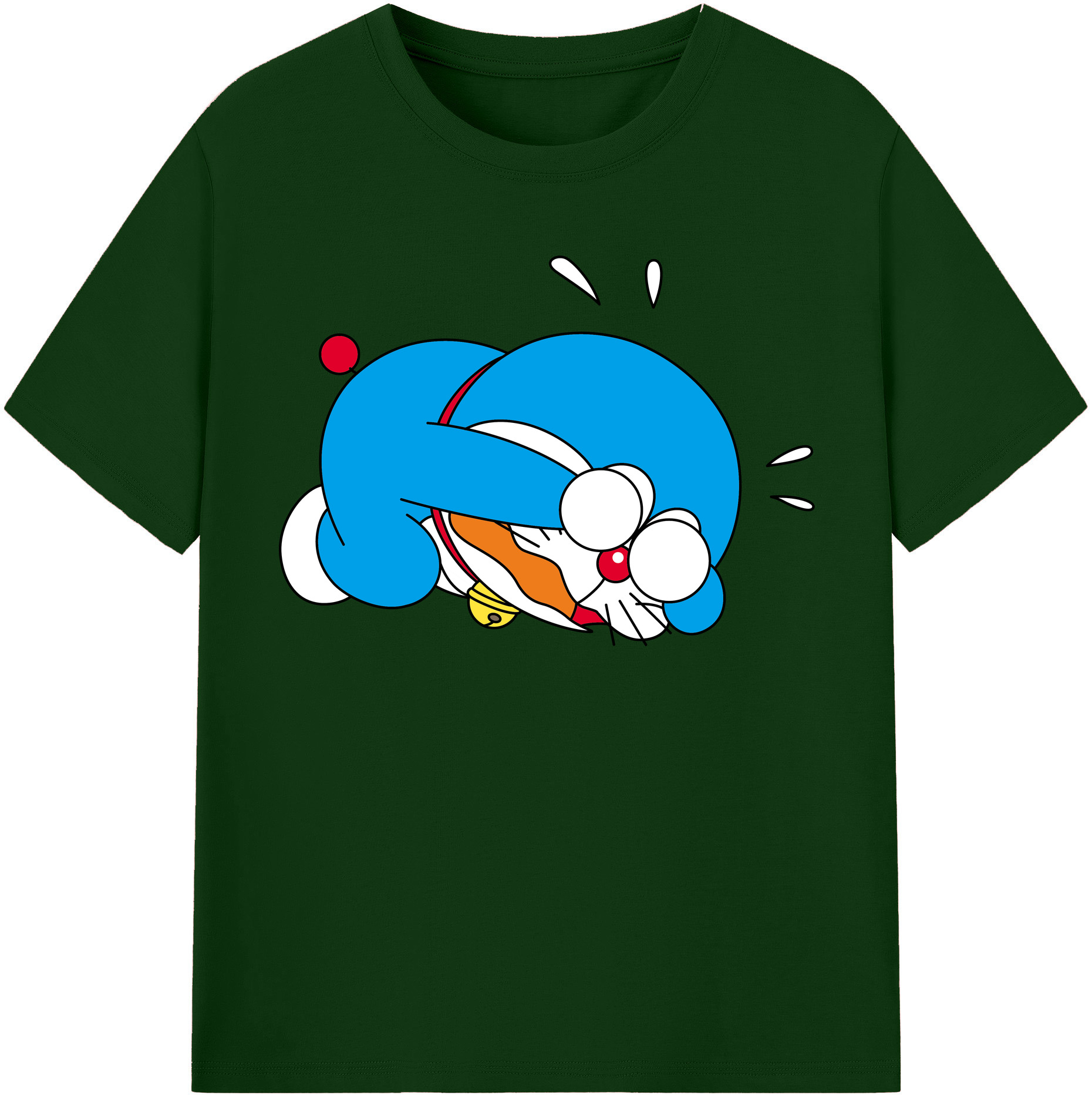 （画像用） ドラえもん Doraemon 綿100％半袖Tシャツ（フロントプリント）